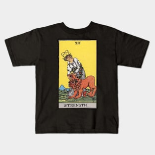 The Strength - Tarot Card Kids T-Shirt